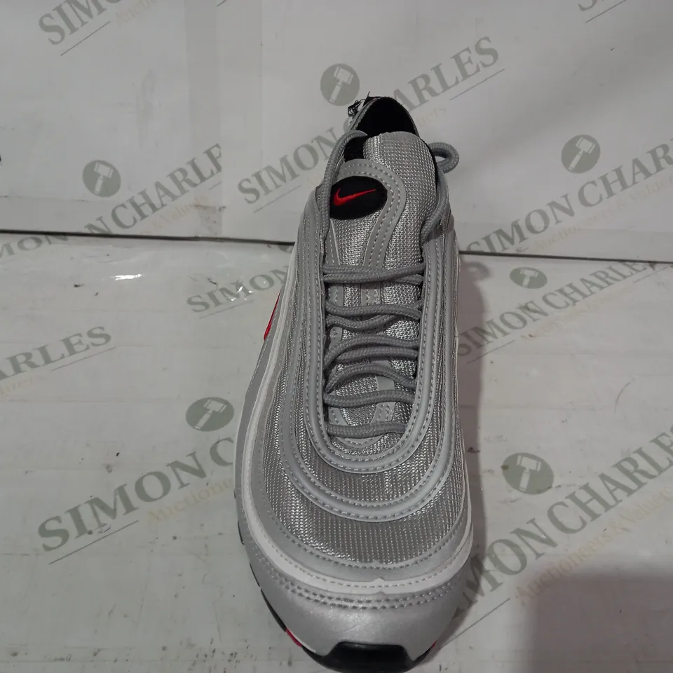PAIR OF NIKE AIR MAX 1/97 VF SHOES IN GREY UK SIZE 9