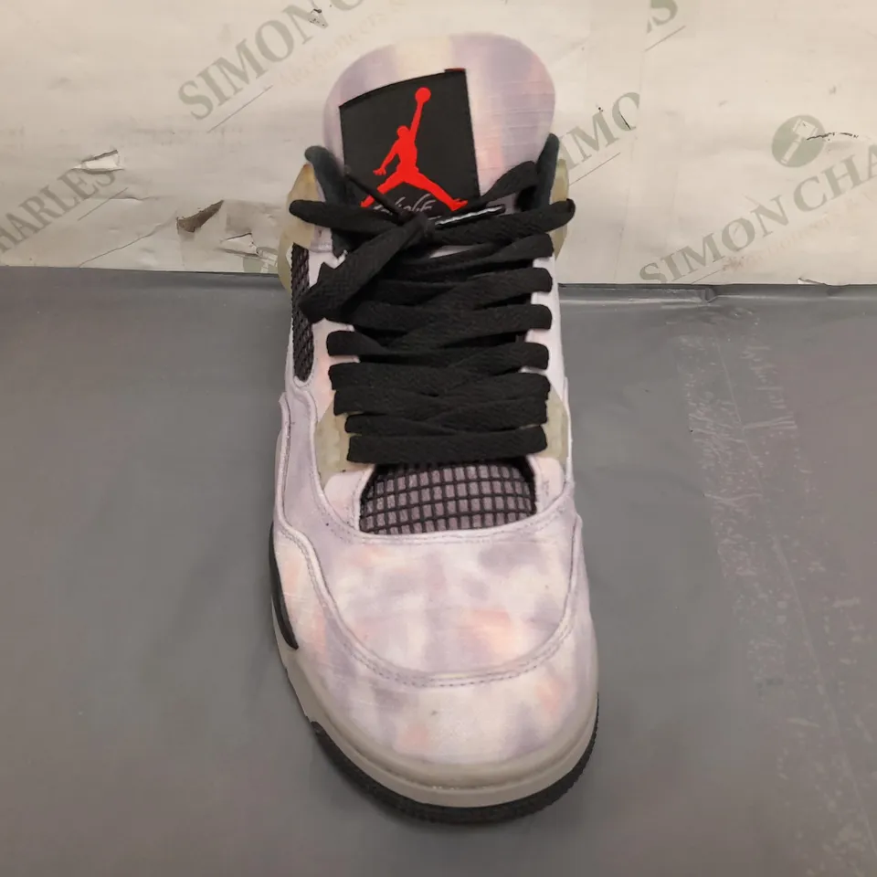 PAIR OF NIKE AIR JORDAN SHOES IN TIE-DYE UK SIZE 9