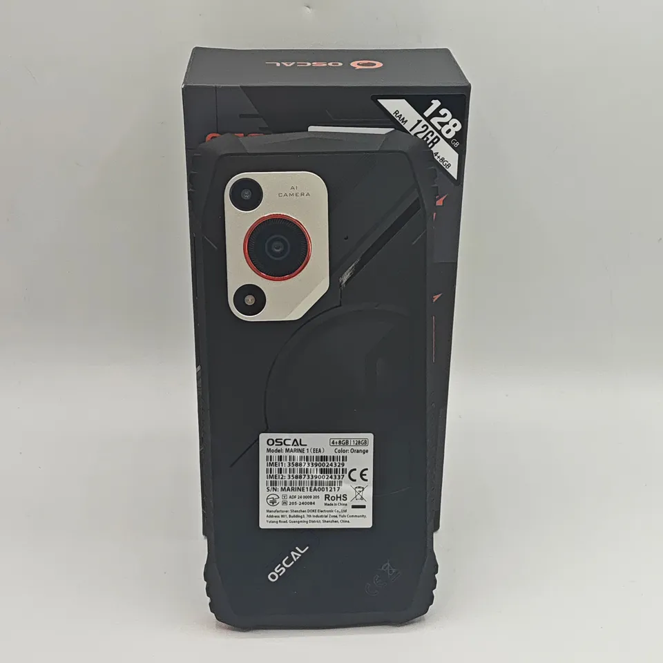 BOXED OSCAL MARINE 1 128GB IN ORANGE