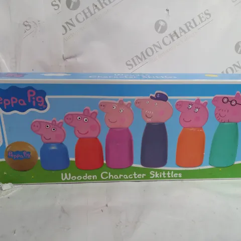 PEPPA PIG WOODEN CHARACTER SKITTLES