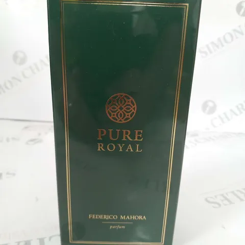 BOXED AND SEALED FEDERICO MAHORA PURE ROYAL PARFUM 50ML