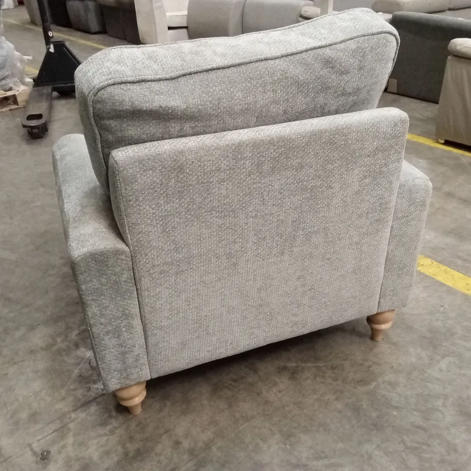 HEPBURN FABRIC ARMCHAIR - GREY RRP £499