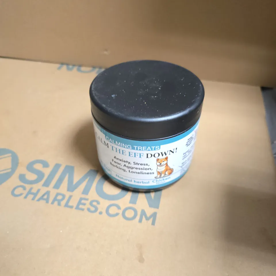 DOG CALMING TREATS – NATURAL HERBAL CHEWS (JAR)