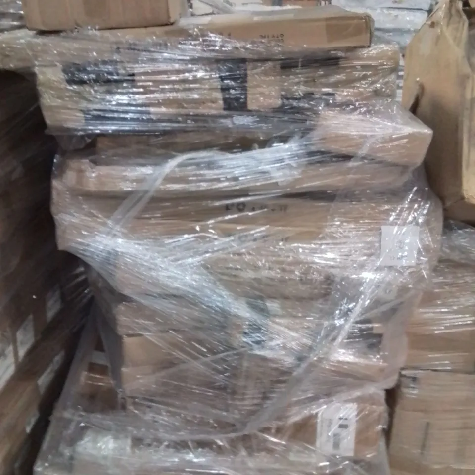 PALLET CONTAINING ASSORTED ITEMS TO INCLUDE: PICNIC TABLES, FLOATING SHELVES ECT.