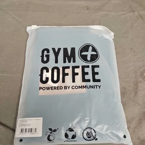 BAGGED GYM+COFFEE LOTUS CHEVRON 7/8TH LEGGINGS - MOSS GREEN - SIZE M