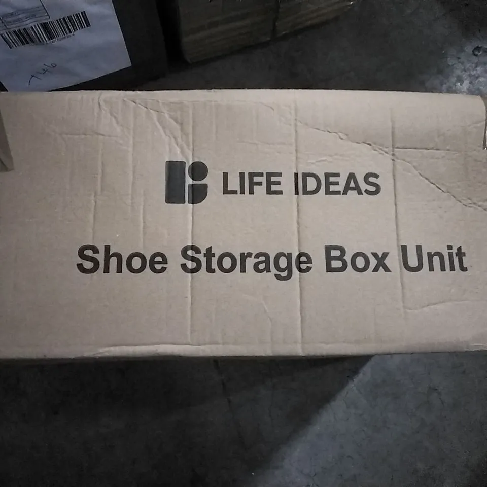 BOXED LIFE IDEAS SHOE STORAGE BOX UNIT SW0496