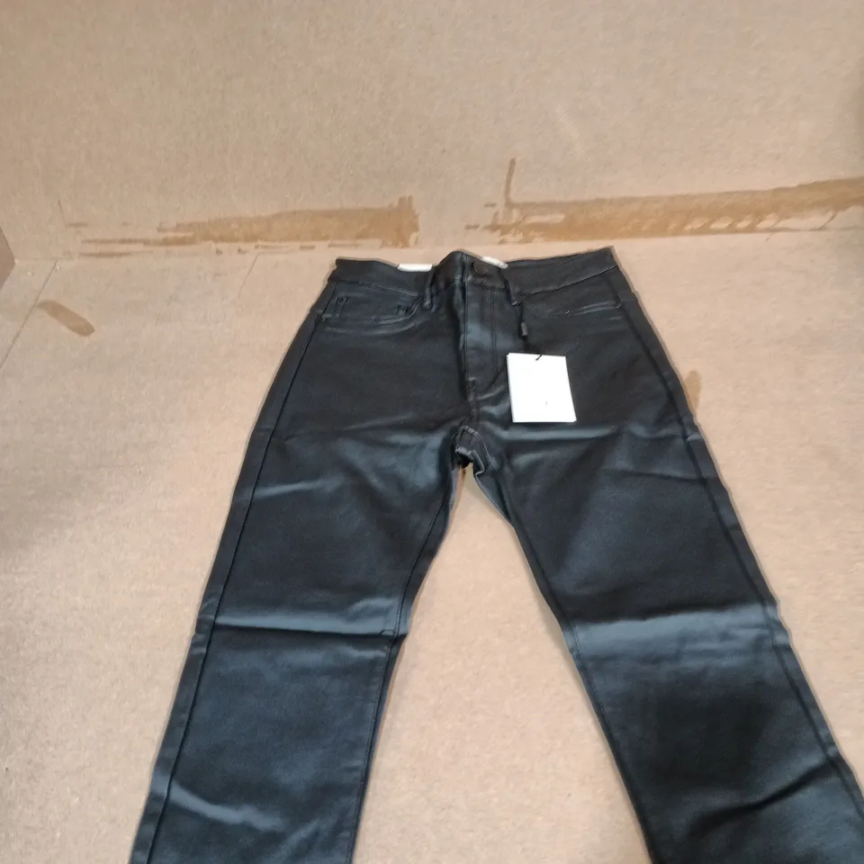 JDY BLACK COATED SKINNY JEANS – EU 30 (STYLE 15211786)