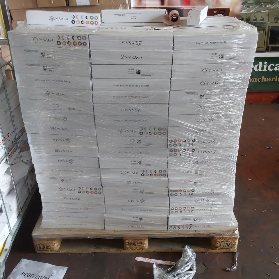 PALLET OF APPROXIMATELY 652 BOXED YSAGI COMPUTER DESK PADS/MOUSE PADS - COLOURS MAY VARY