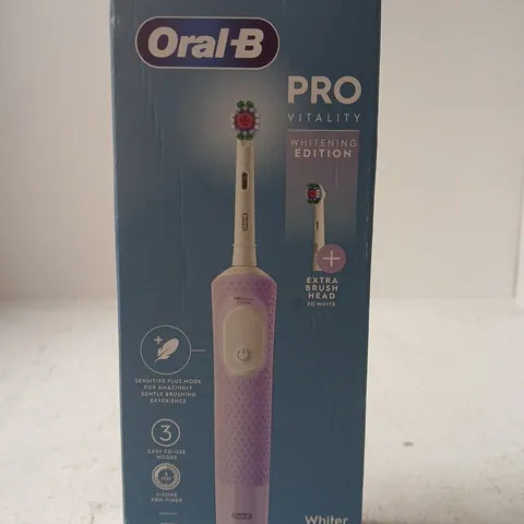 ORAL-B PRO WHITENING EDITION ELECTRIC TOOTHBRUSH – BOXED