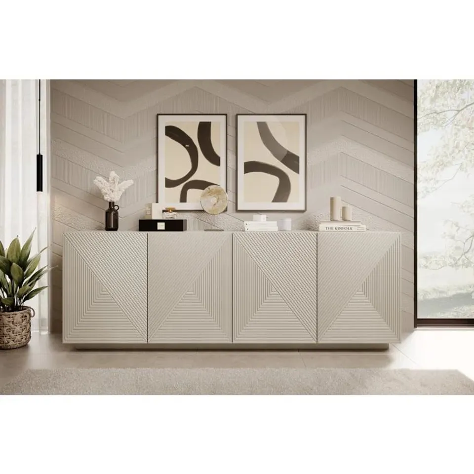 BOXED MEISEL 200cm SIDEBOARD (2 BOXES)