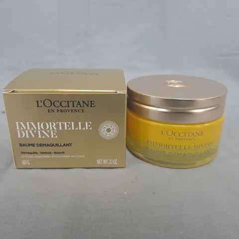 L’OCCITANE IMMORTELLE DIVINE BAUME DÉMAQUILLANT – MAKE-UP REMOVER BALM 