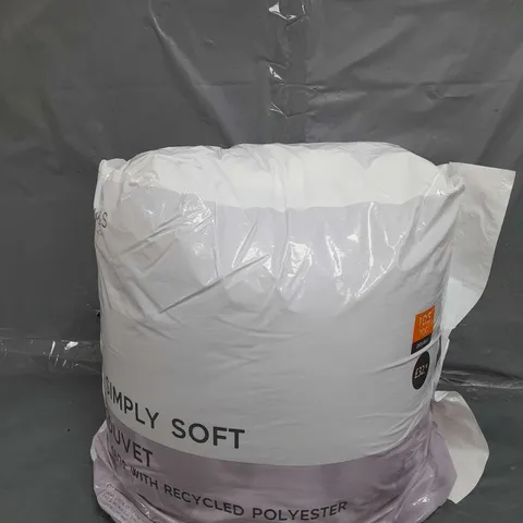 M&S SIMPLY SOFT 10.5 TOG DOUBLE DUVET 