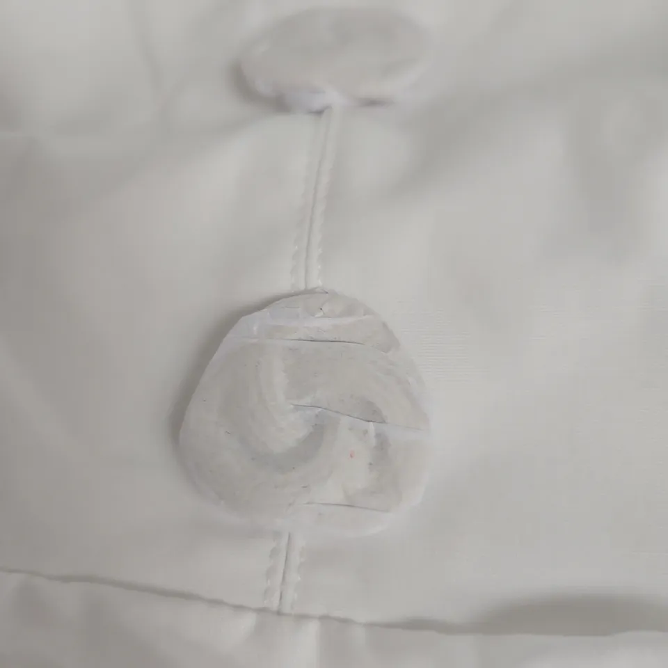 NADINE MERABI SLEEVELESS MAXI DRESS IN WHITE WITH BUTTON DETAIL - M UK 12