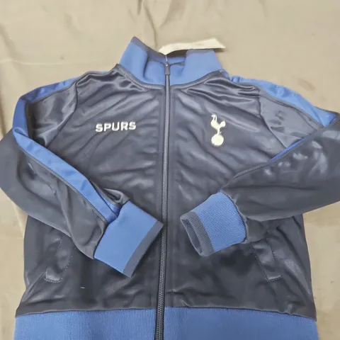 TOTTENHAM HOTSPUR NAVY & BLUE ZIP-UP JACKET-SIZE 4/5 YRS