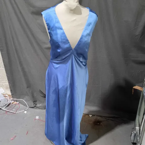 NOVA DRESS - LIGHT BLUE, POLYESTER, UK 14 (EU 42)