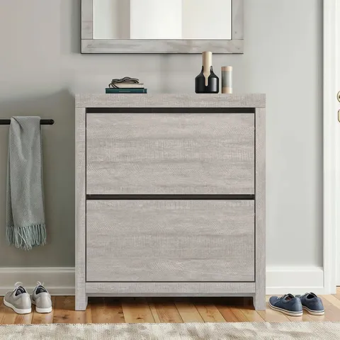 BOXED CUBBOT ELLANI 2 FLIP DOOR DOWN SHOW STORAGE (1 BOX)