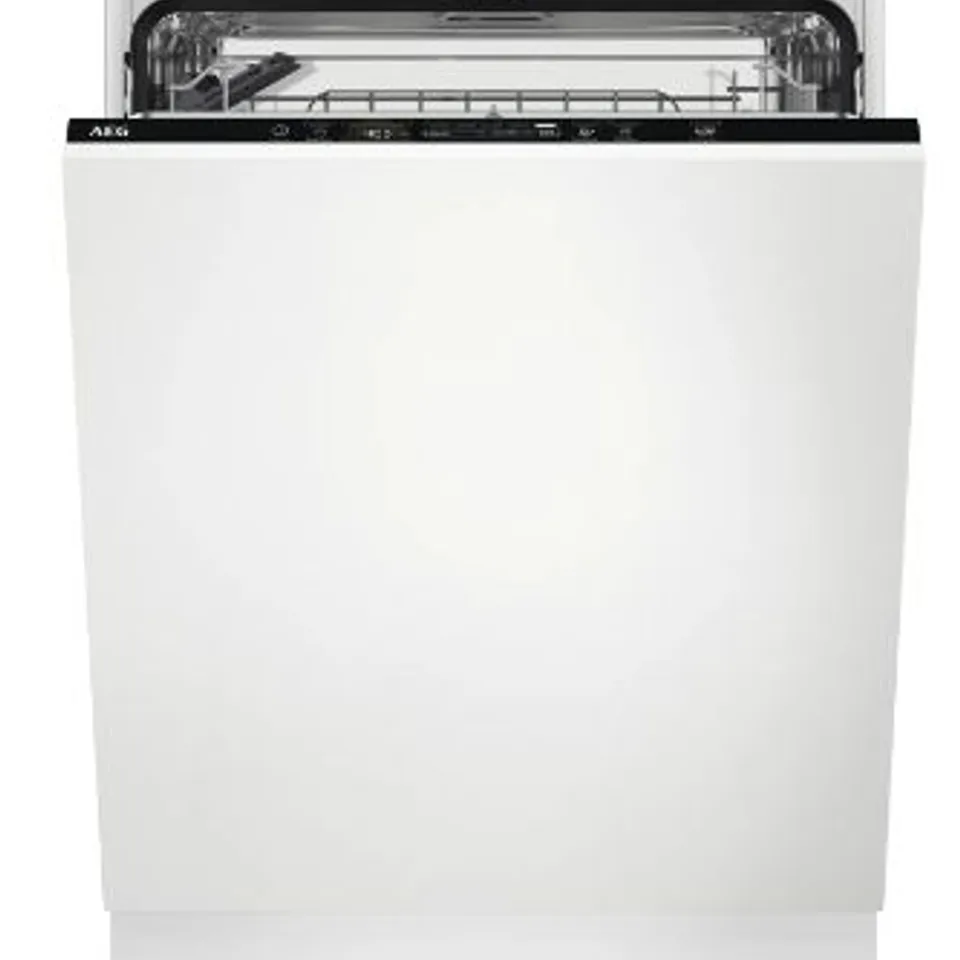 AEG FSS53637Z FULLY INTEGRATED STANDARD DISHWASHER - BLACK CONTROL PANEL - D RATED RRP £500