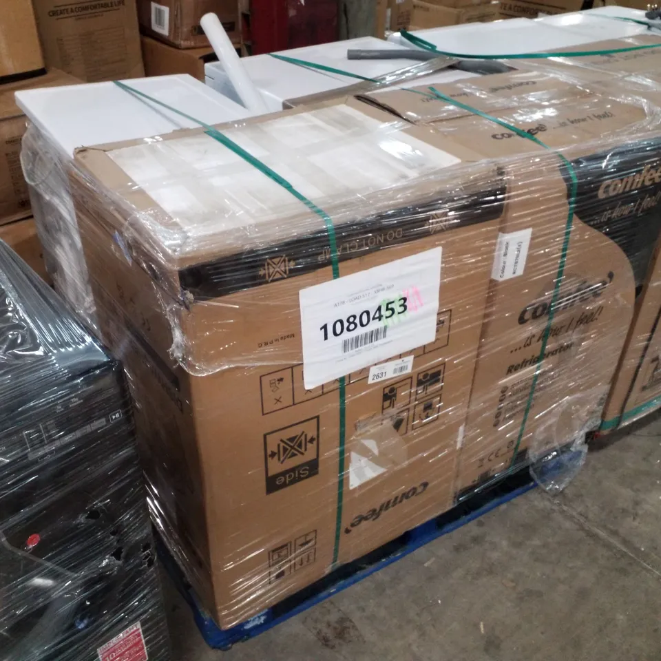 PALLET OF APPROXIMATELY 4 UNPROCESSED RAW RETURN WHITE GOODS TO INCLUDE;