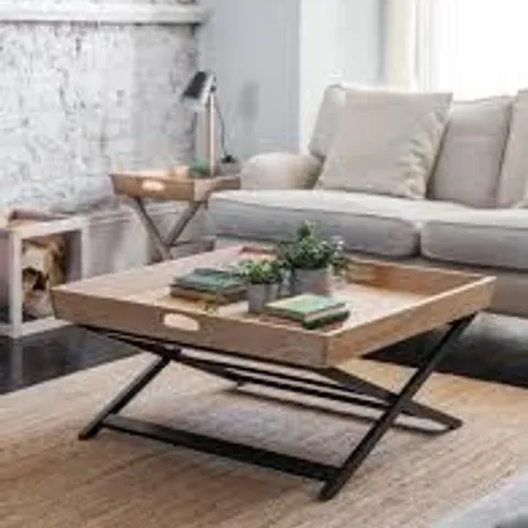 BOXED CLOCKHOUSE BUTLERS COFFEE TABLE SQUARE (1 BOX)