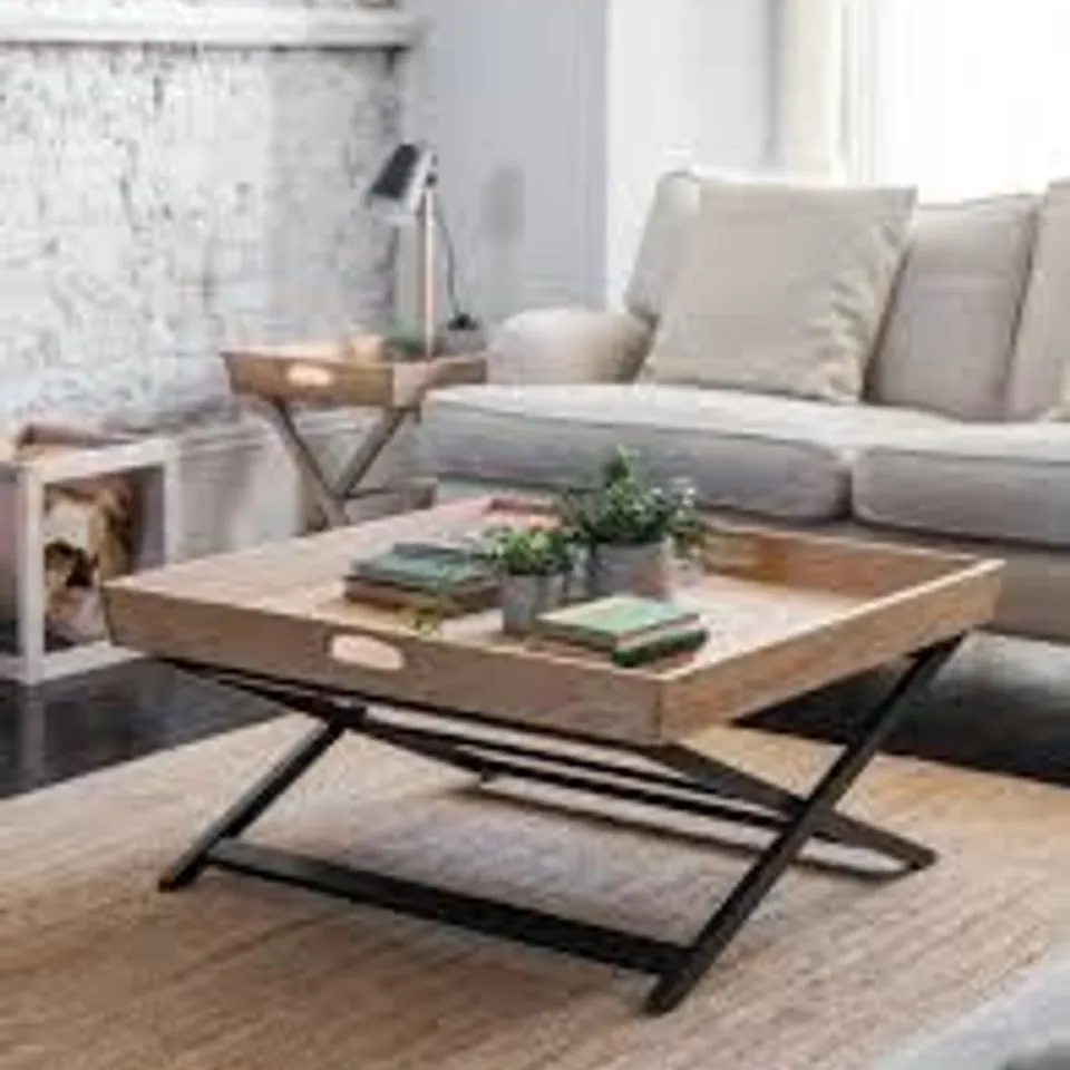 BOXED CLOCKHOUSE BUTLERS COFFEE TABLE SQUARE (1 BOX)