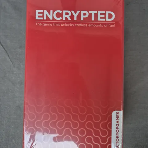 SEALED ENCRYPTED PARTY CARD GAME