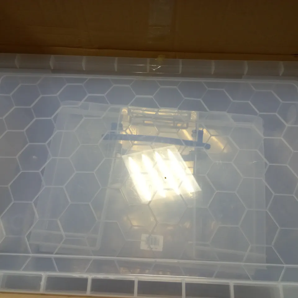 REALLY USEFUL CLEAR PLASTIC STORAGE BOX