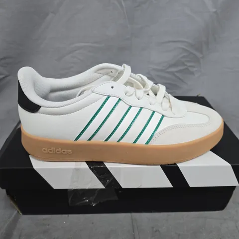 BOXED PAIR OF ADIDAS BARREDA SNEAKERS - UK SIZE 6