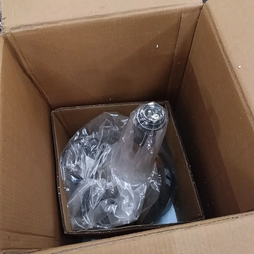 BOXED VOYAGE MAISON ALLEGRA GLASS LAMP BASE - ANTIQUE (1 BOX)