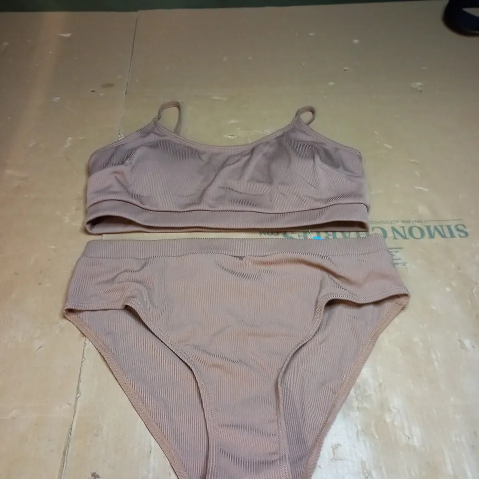 BROWN CUPSHE SWIMSUIT SIZE M