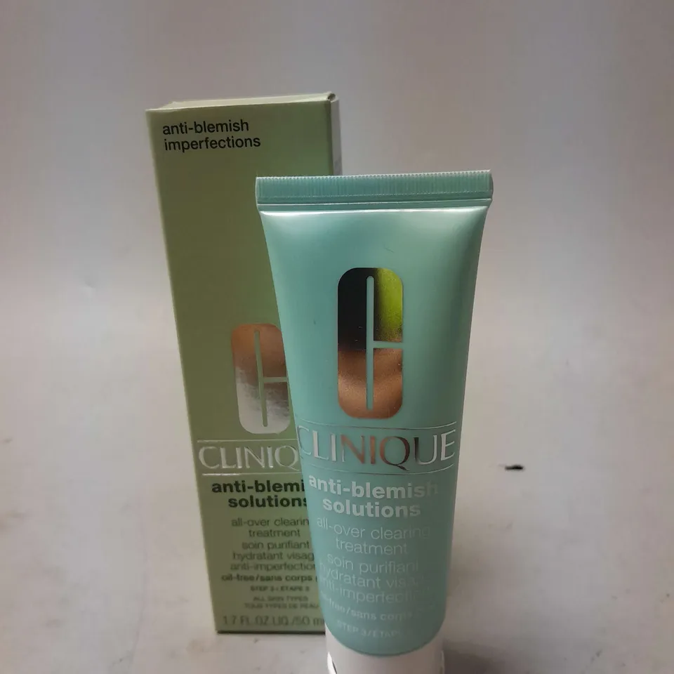 CLINQUE ANTI-BLEMISH SOLUTIONS ALL OVER CLEARING TREATMENT - 50ML