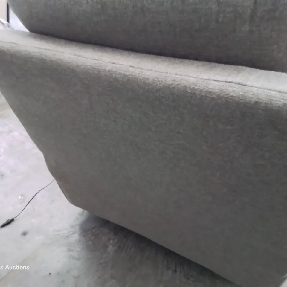 QUALITY BRITISH DESIGNER & MANUFACTURED G PLAN BURFORD POWER RECLINING EASY CHAIR NIMBUS EARTH FABRIC 