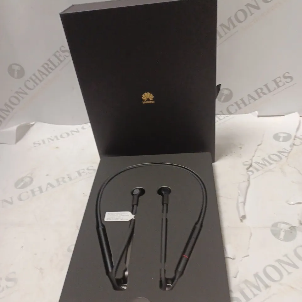 HUAWEI FREELACE BLUETOOTH EARPHONES - GRAPHITE BLACK