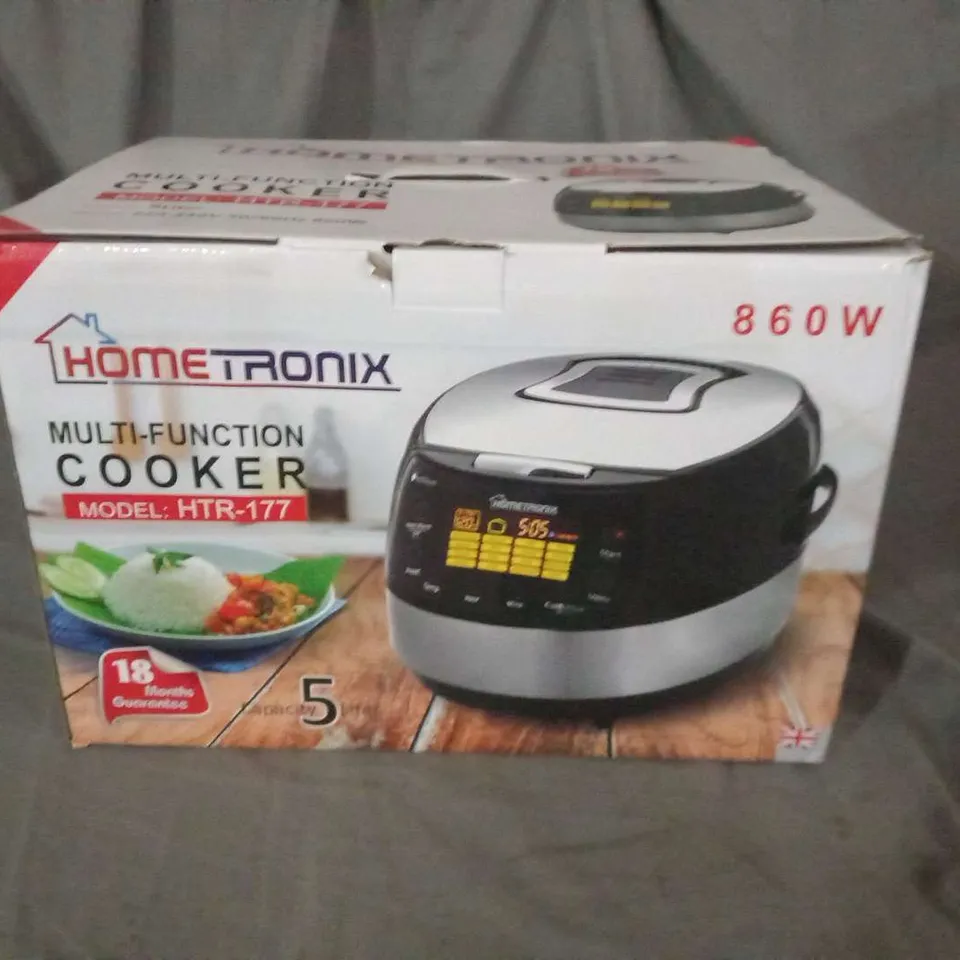 BOXED HOME TRONIX MULTI FUNCTION COOKER HTR-177