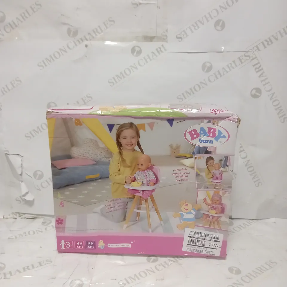 BABY BORN HIGHCHAIR  RRP £28.99