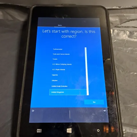 NEWLAND WINDOWS TABLET NQUIRE NQ800 2 PLUS WITH BARCODE SCANNER