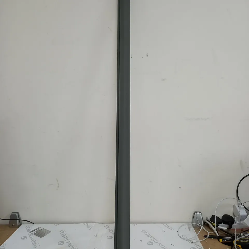PLAIN BLACKOUT ROLLER BLIND 120x CHARCOAL  RRP £20