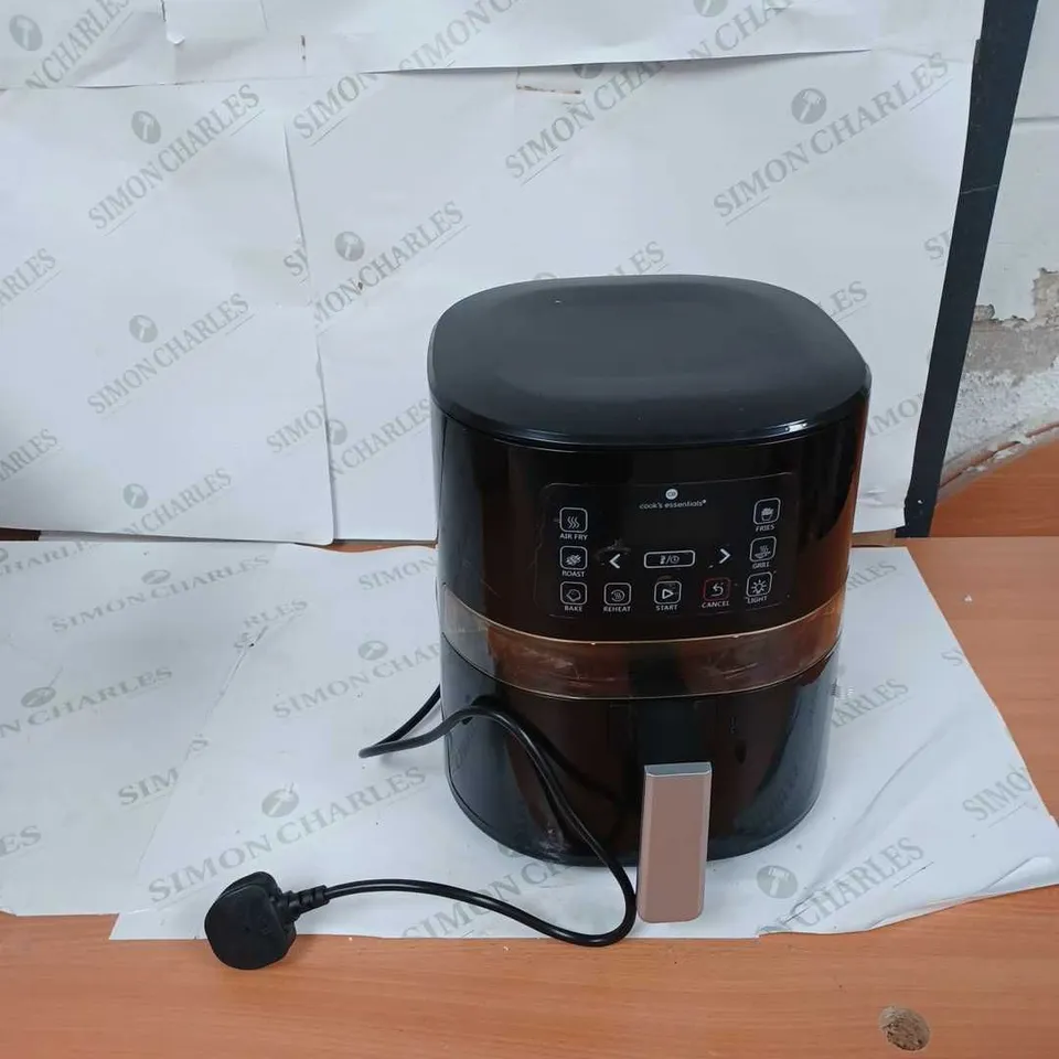 COOK'S ESSENTIALS 4.0L AIR FRYER - BLACK