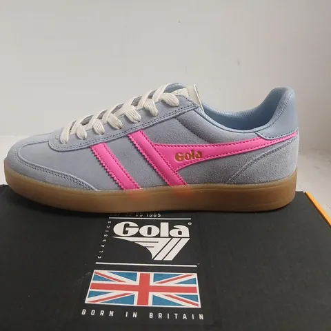 GOLA VIPER SD TRAINERS – UK 6, BLUE & PINK, GUM SOLE