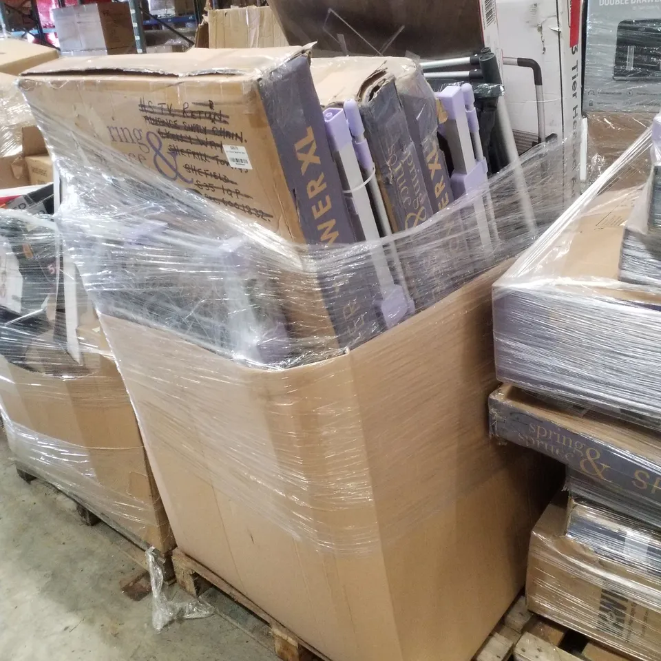 PALLET CONTAINING ASSORTED CLOTHES AIRERS