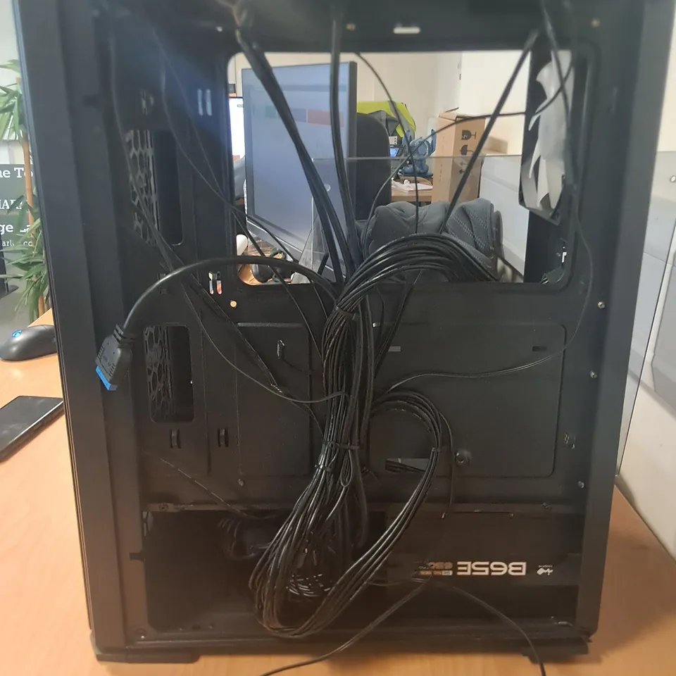 CYBERPOWER ARGB BLAZE COMPUTER CASE WITH INSTALLED 650W POWER SUPPLY