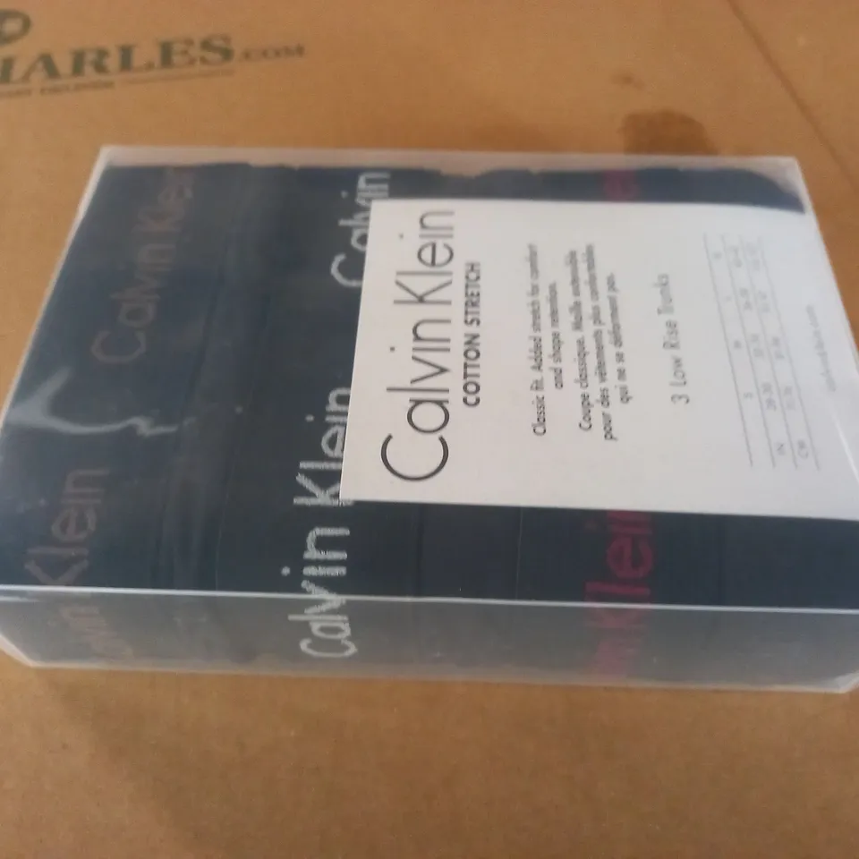 CALVIN KLEIN 3-PACK COTTON STRETCH BOXERS - XL