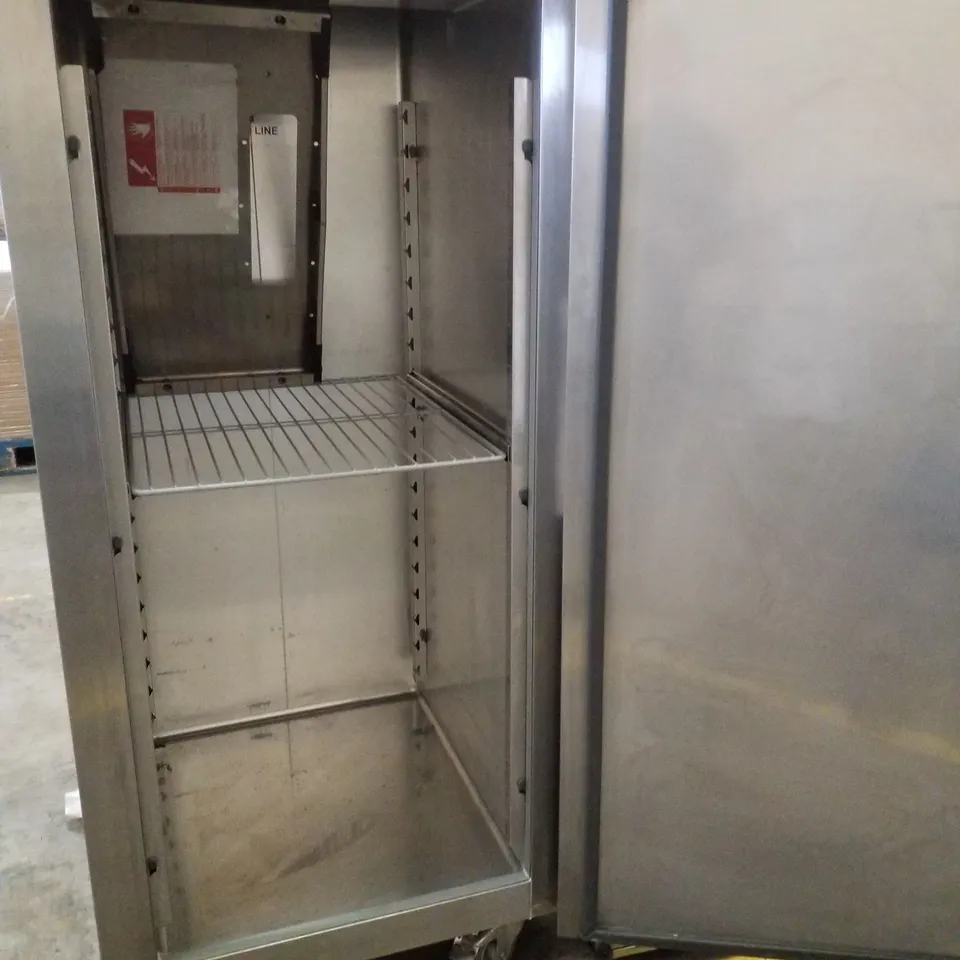 WILLIAMS HJ1SA R1 JADE STAINLESS STEEL SINGLE DOOR TALL LARDER FRIDGE