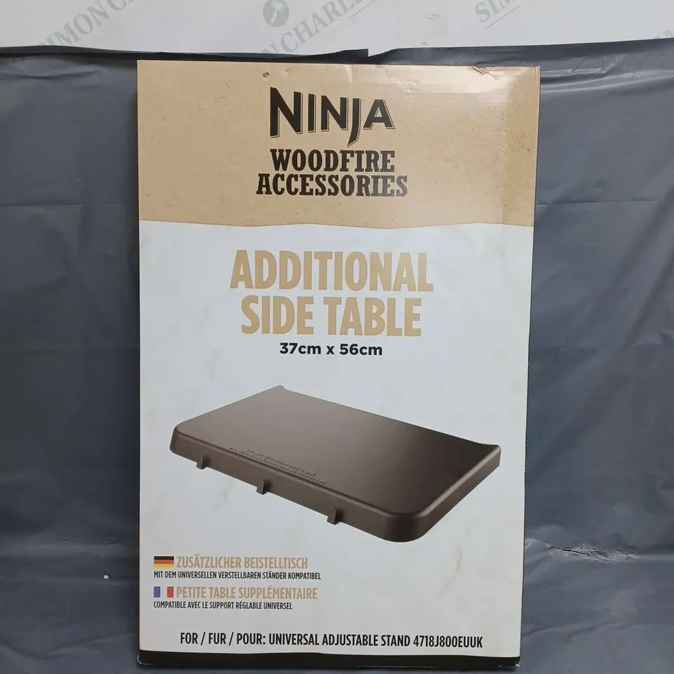BOXED NINJA WOODFIRE ACCESSORIES ADDITIONAL SIDE TABLE 