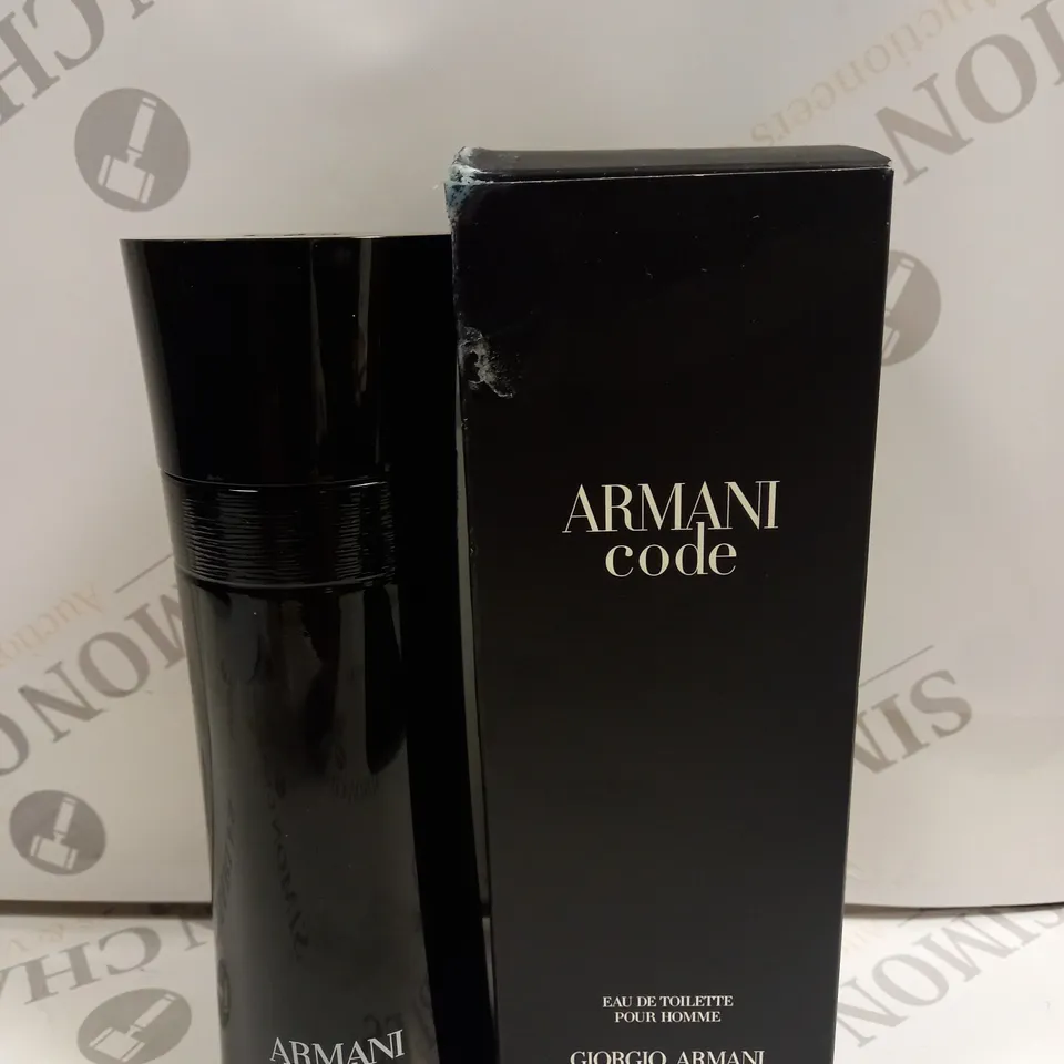 BOXED ARMANI CODE EAU DE TOILETTE POUR HOMME 200ML