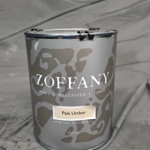 ZOFFANY PALE UMBER ACRYLIC EGGSHELL PAINT TIN - 1L