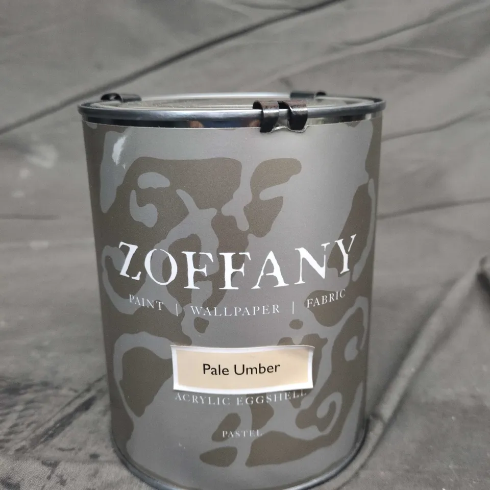 ZOFFANY PALE UMBER ACRYLIC EGGSHELL PAINT TIN - 1L