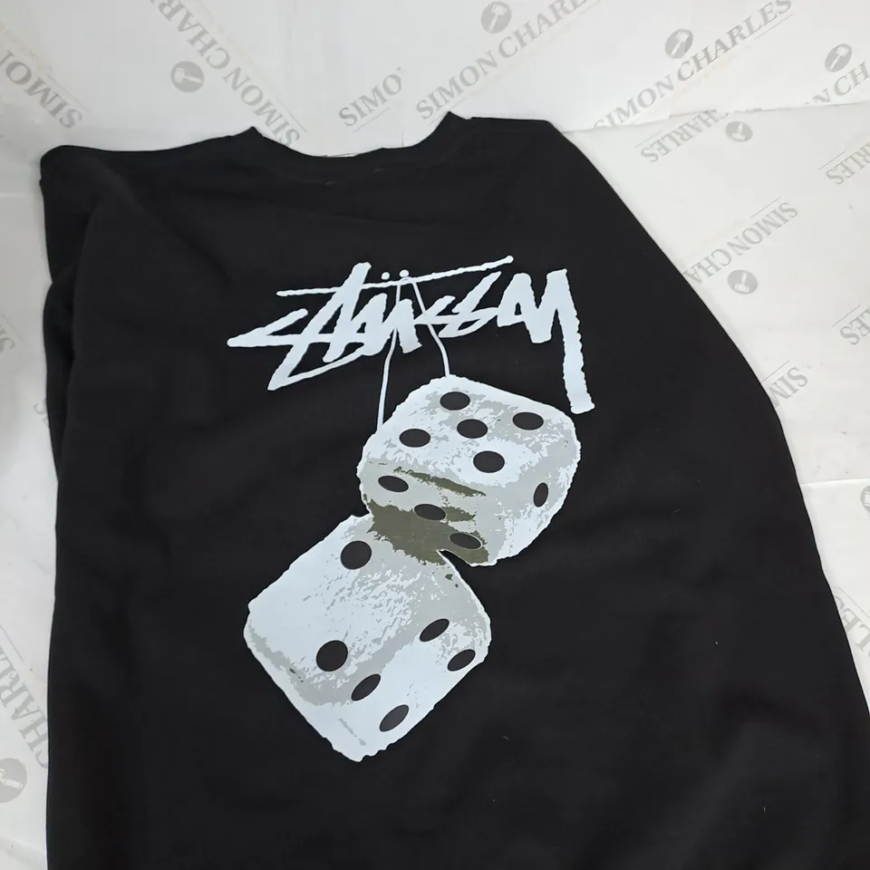 STUSSY - BLACK DICE SWEATER - LARGE