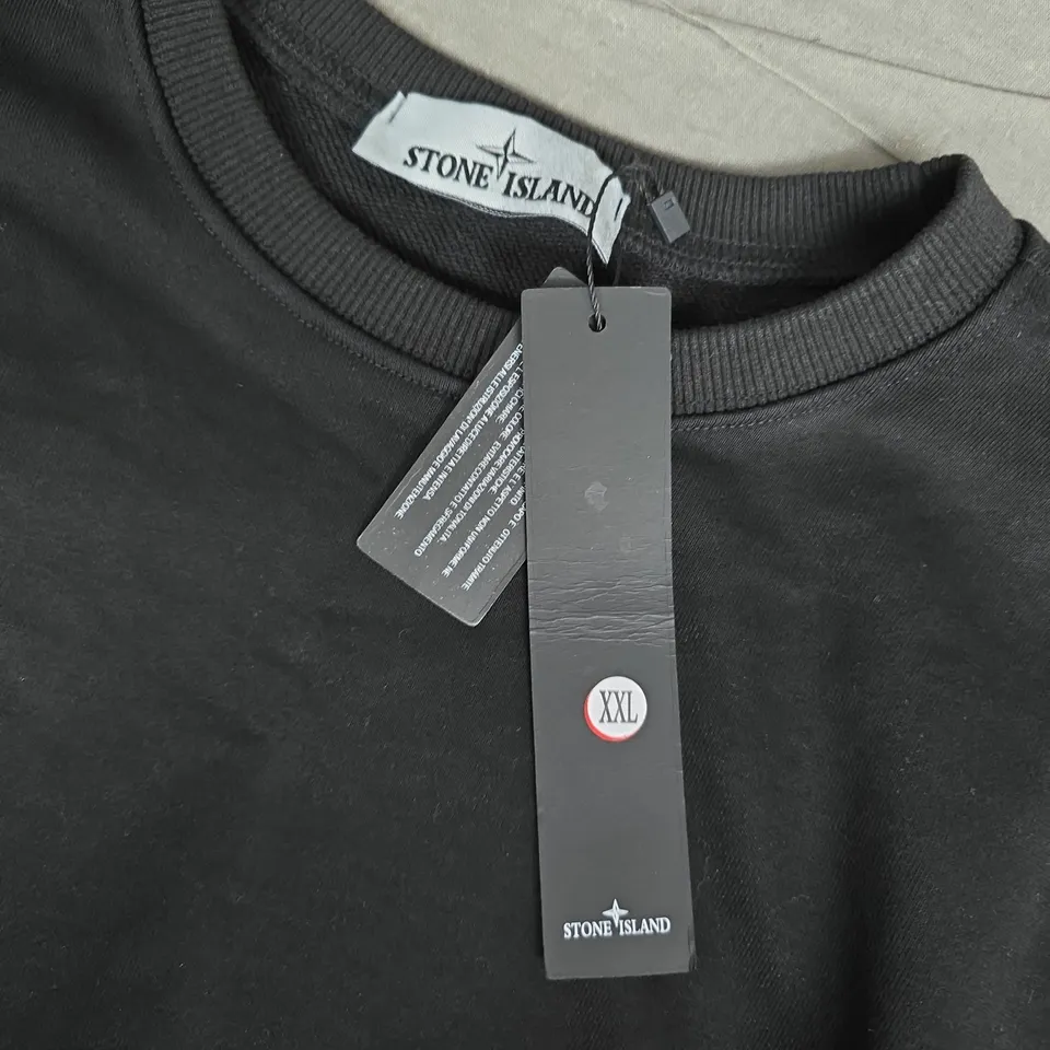 STONE ISLAND SWEATSHIRT – BLACK, XXL