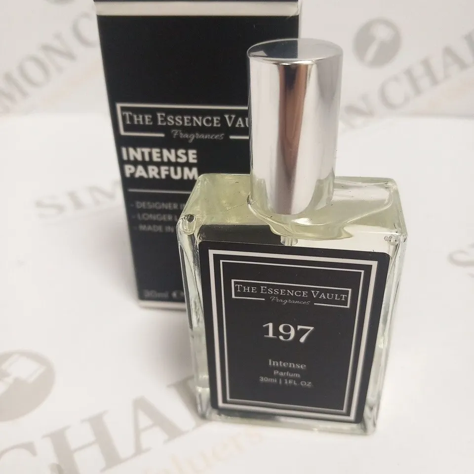 BOXED THE ESSENCE VAULT FRAGRANCES INTENSE PARFUM NO 197 30ML