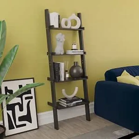 BOXED VIDA DESIGNS YORK 4 TIER LADDER BOOKCASE